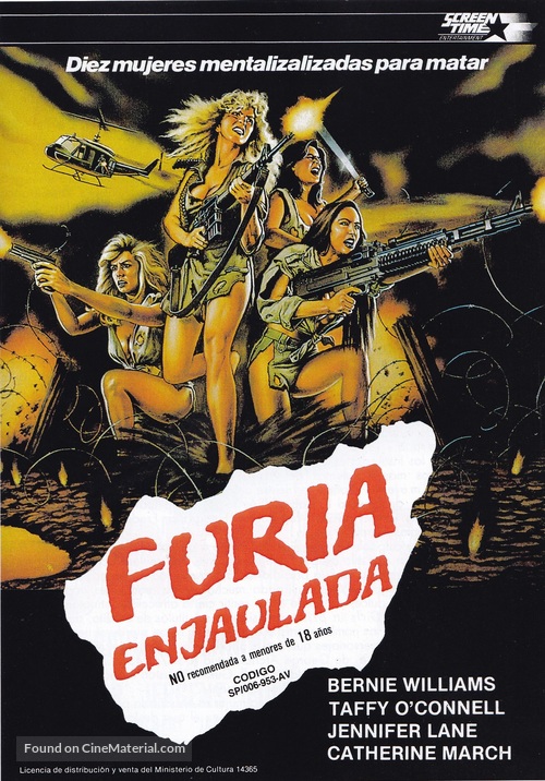 Caged Fury - Spanish Movie Cover