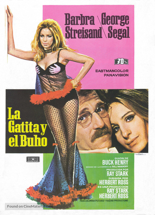 The Owl and the Pussycat - Spanish Movie Poster