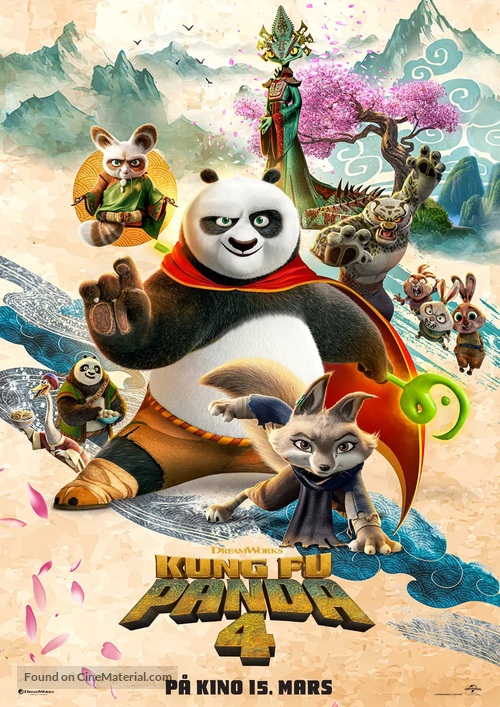 Kung Fu Panda 4 - Norwegian Movie Poster