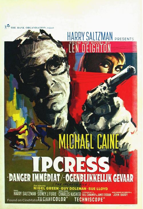 The Ipcress File - Belgian Movie Poster