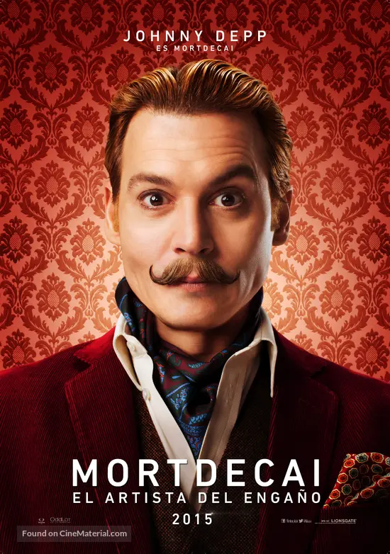 Mortdecai - Argentinian Movie Poster