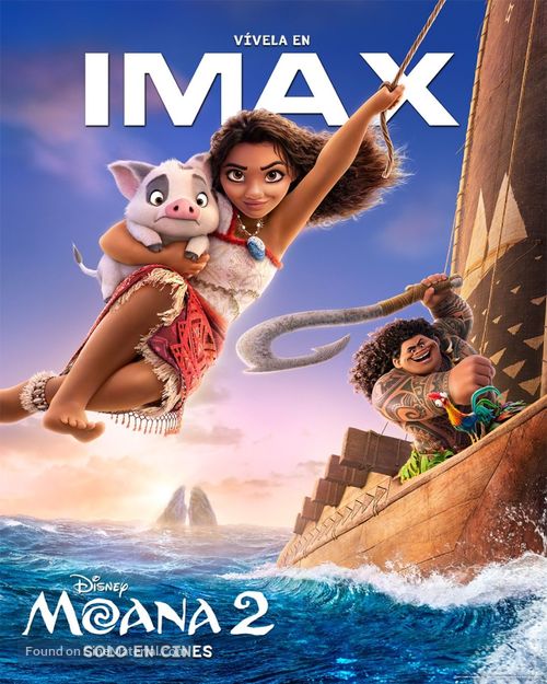 Moana 2 - Mexican Movie Poster