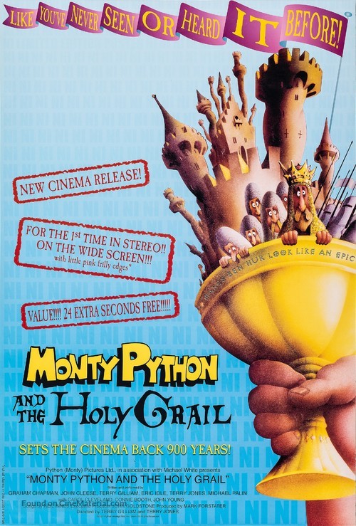 Monty Python and the Holy Grail - Re-release movie poster