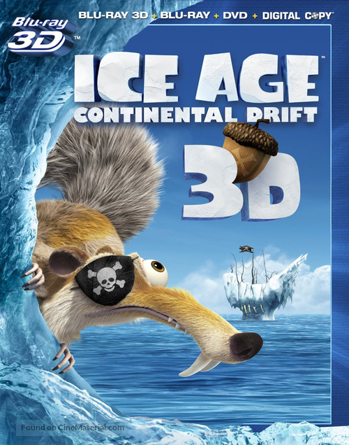 Ice Age: Continental Drift - Blu-Ray movie cover