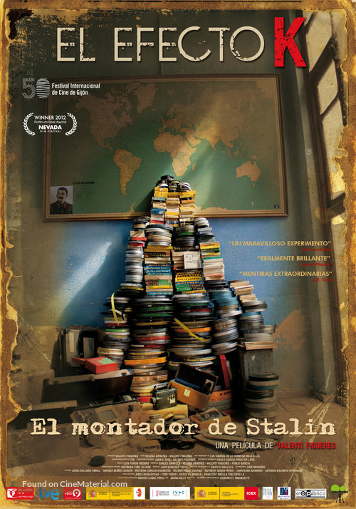 El efecto K. El montador de Stalin - Spanish Movie Poster