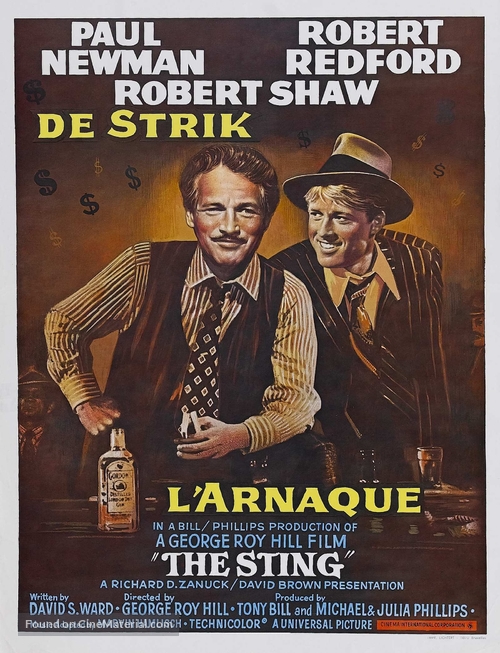 The Sting - Belgian Movie Poster