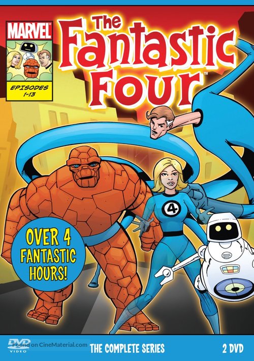&quot;The Fantastic Four&quot; - British DVD movie cover