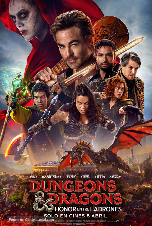 Dungeons &amp; Dragons: Honor Among Thieves - Spanish Movie Poster