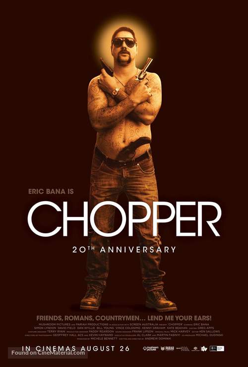 Chopper - Australian Re-release movie poster