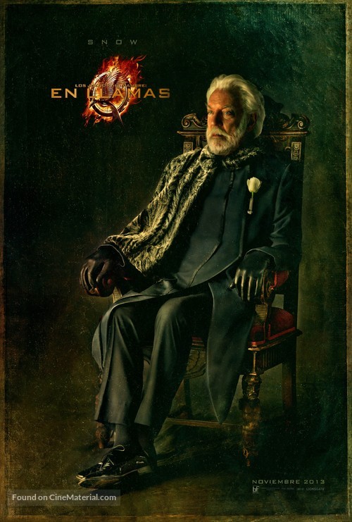 The Hunger Games: Catching Fire - Chilean Movie Poster