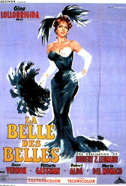 Donna pi&ugrave; bella del mondo, La - French Movie Poster