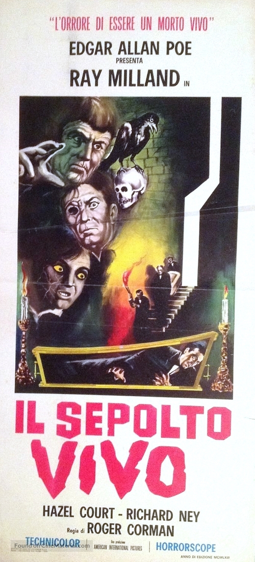 Premature Burial - Italian Movie Poster