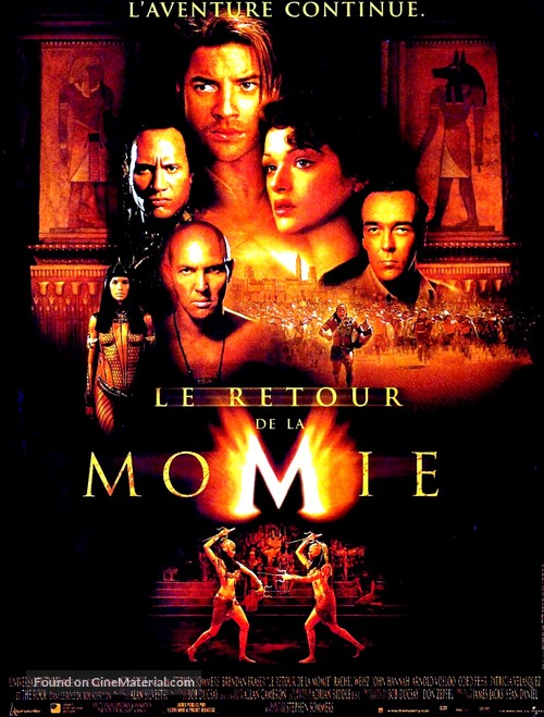 The Mummy Returns - French Movie Poster