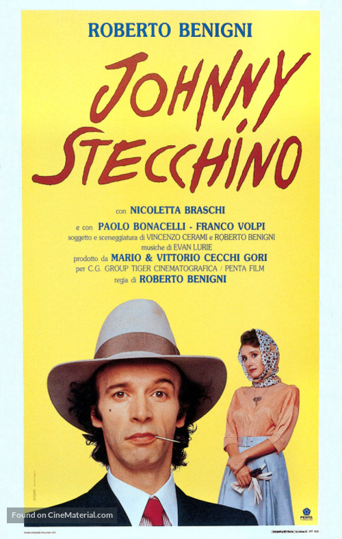 Johnny Stecchino - Italian Theatrical movie poster