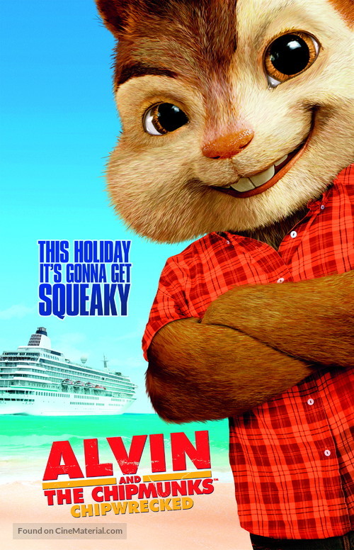 Alvin and the Chipmunks: Chipwrecked - Character movie poster