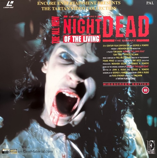 Night of the Living Dead - British Movie Cover