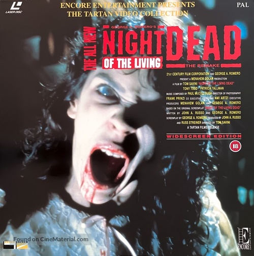 Night of the Living Dead - British Movie Cover