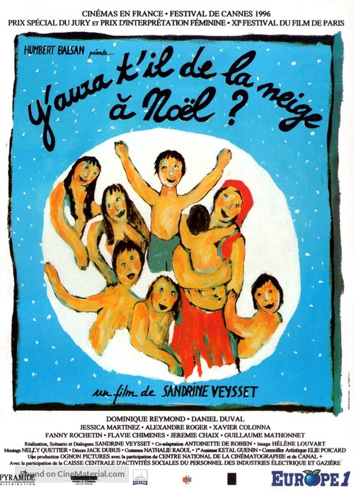 Y aura-t-il de la neige &agrave; No&euml;l? - French Movie Poster