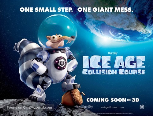 Ice Age: Collision Course - British Movie Poster