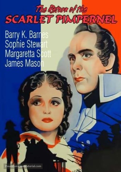 Return of the Scarlet Pimpernel - British Movie Cover