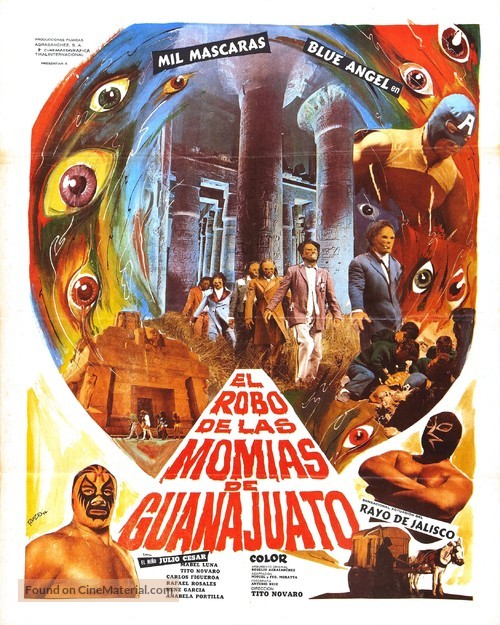 El robo de las momias de Guanajuato - Mexican Movie Poster