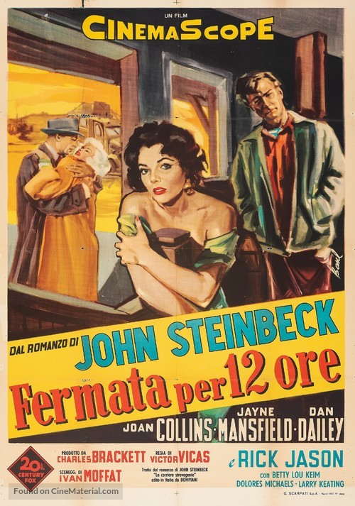 The Wayward Bus - Italian Movie Poster