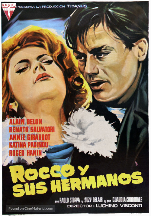 Rocco e i suoi fratelli - Spanish Movie Poster