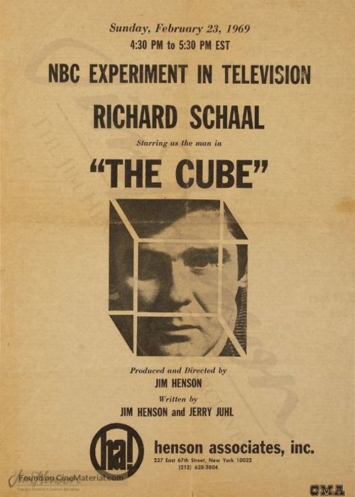 &quot;NBC Experiment in Television&quot; The Cube - poster