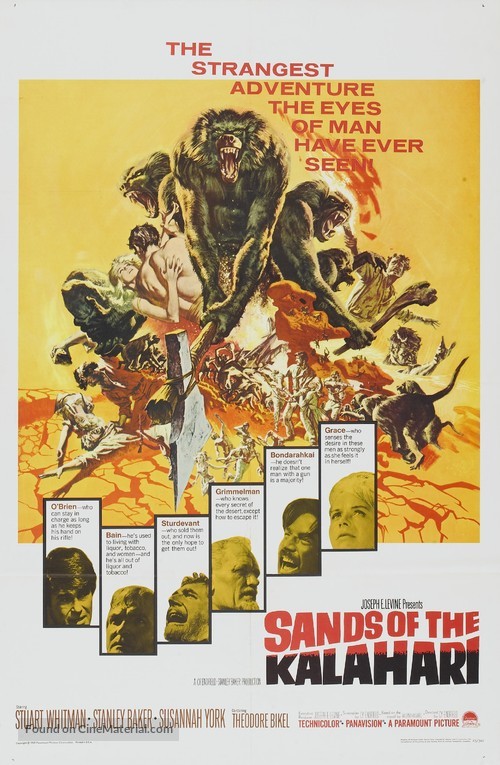 Sands of the Kalahari - Movie Poster