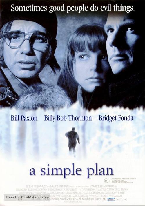 A Simple Plan - Australian Movie Poster