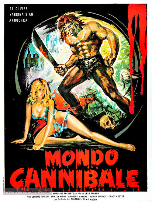 Mondo cannibale - French Movie Poster