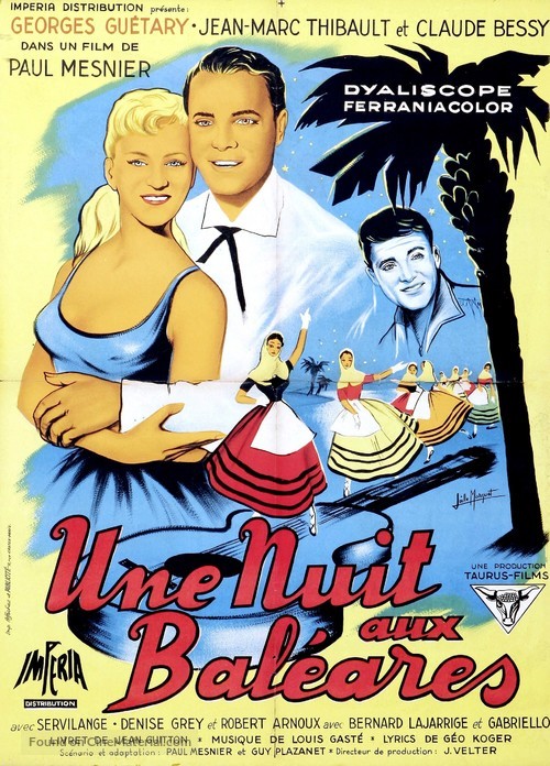 Une nuit aux Bal&eacute;ares - French Movie Poster