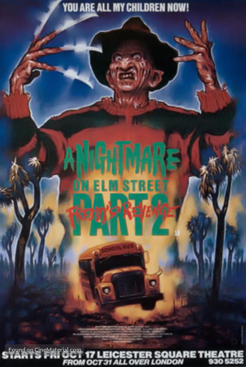 A Nightmare On Elm Street Part 2: Freddy&#039;s Revenge - Movie Poster
