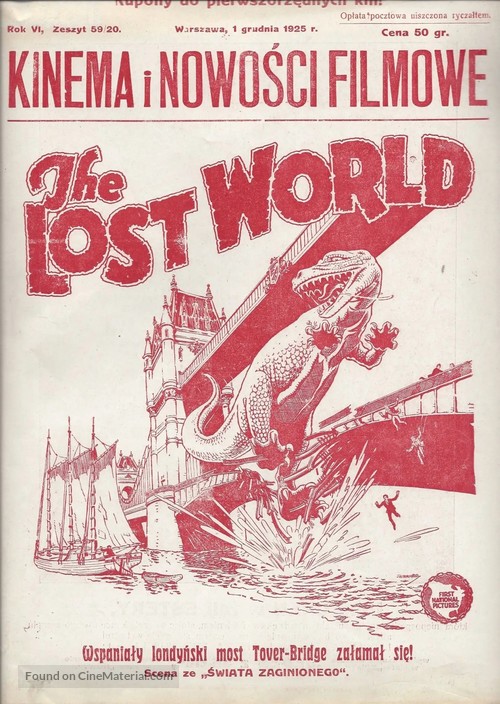 The Lost World - Polish poster