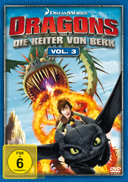 &quot;Dragons: Riders of Berk&quot; - German DVD movie cover