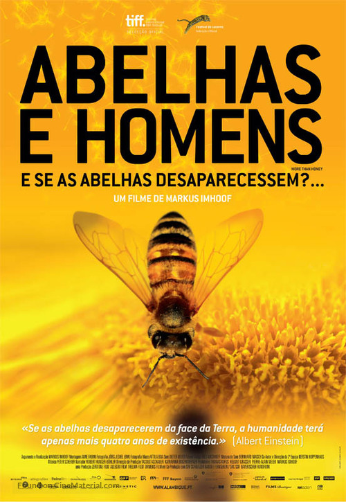 More Than Honey - Portuguese Movie Poster