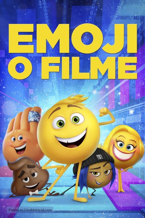 The Emoji Movie - Brazilian Movie Cover