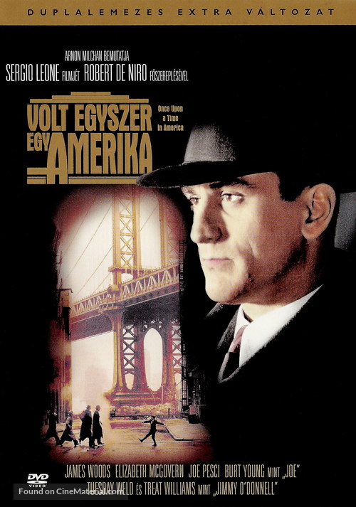 Once Upon a Time in America - Hungarian DVD movie cover