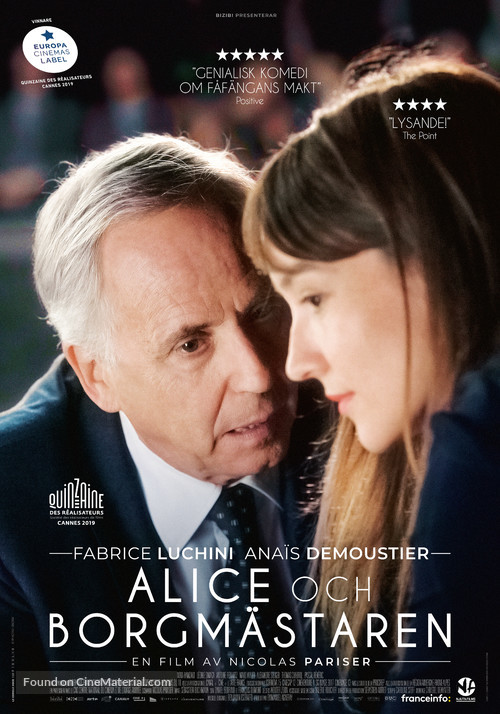 Alice et le maire - Swedish Movie Poster