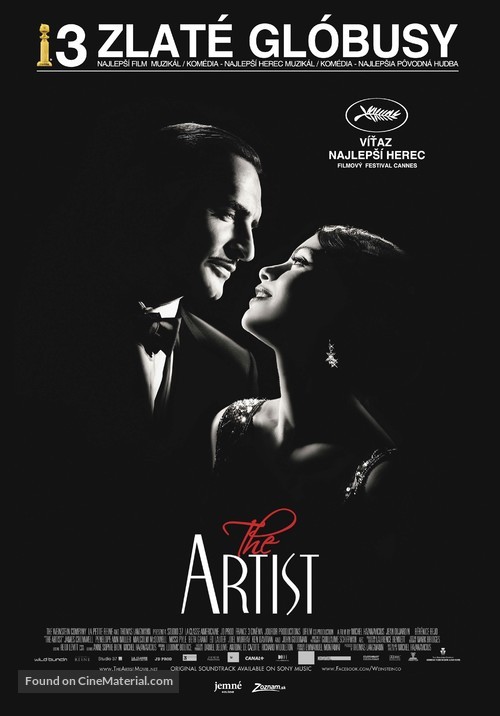 The Artist - Slovak Movie Poster