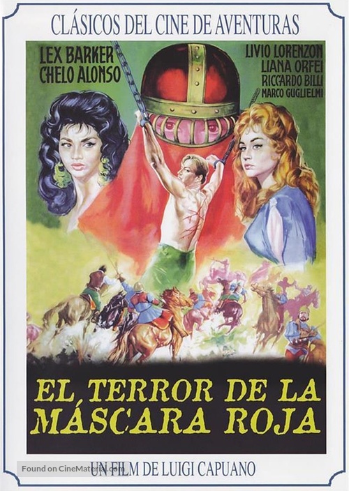 Il terrore della maschera rossa - Spanish DVD movie cover