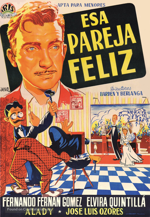 Esa pareja feliz - Spanish Movie Poster