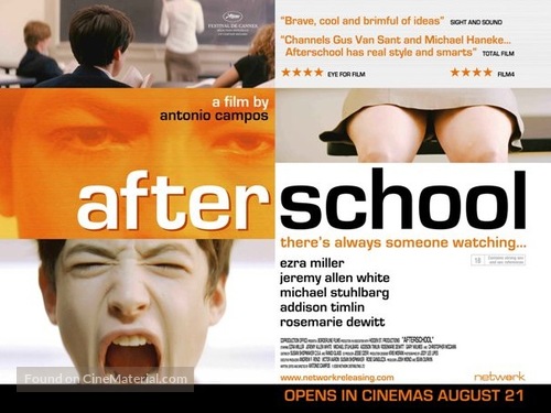 Afterschool - British Movie Poster