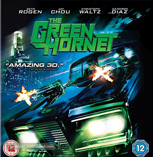 The Green Hornet - British Blu-Ray movie cover