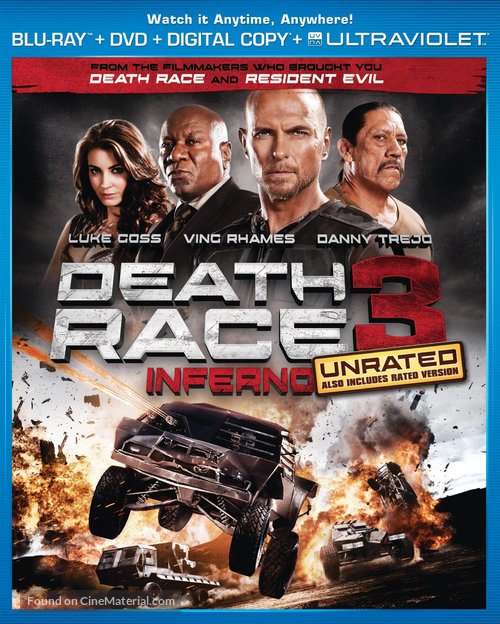 Death Race: Inferno - Blu-Ray movie cover