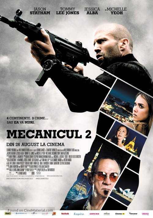 Mechanic: Resurrection - Romanian Movie Poster