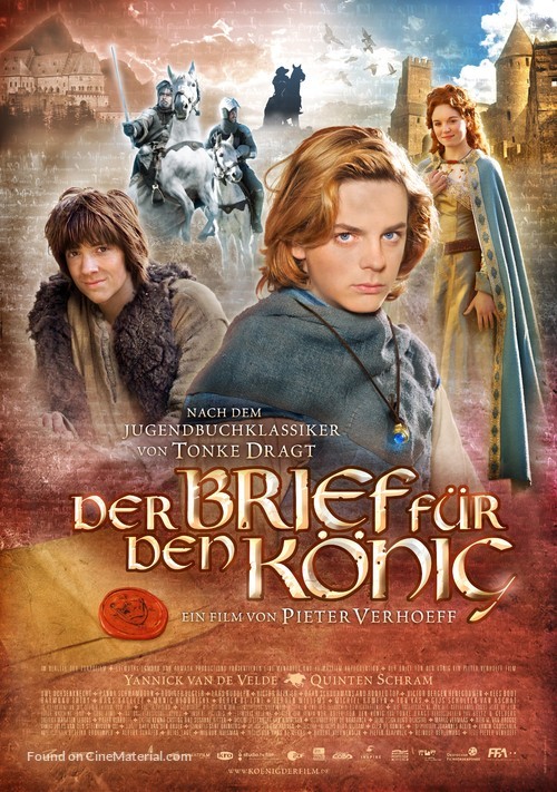 De brief voor de koning - German Movie Poster