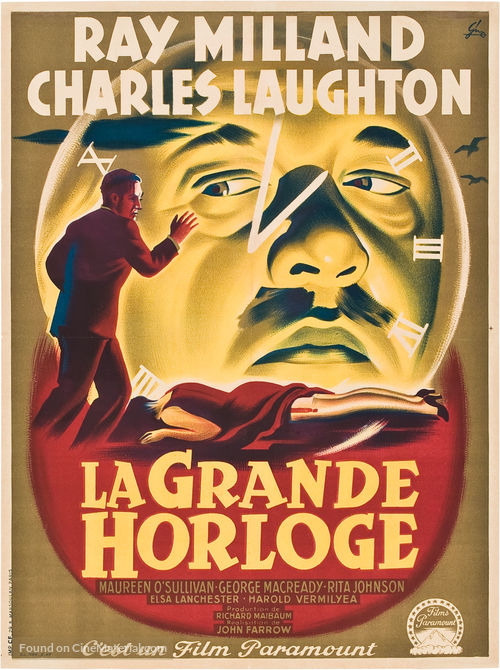 The Big Clock - French Movie Poster