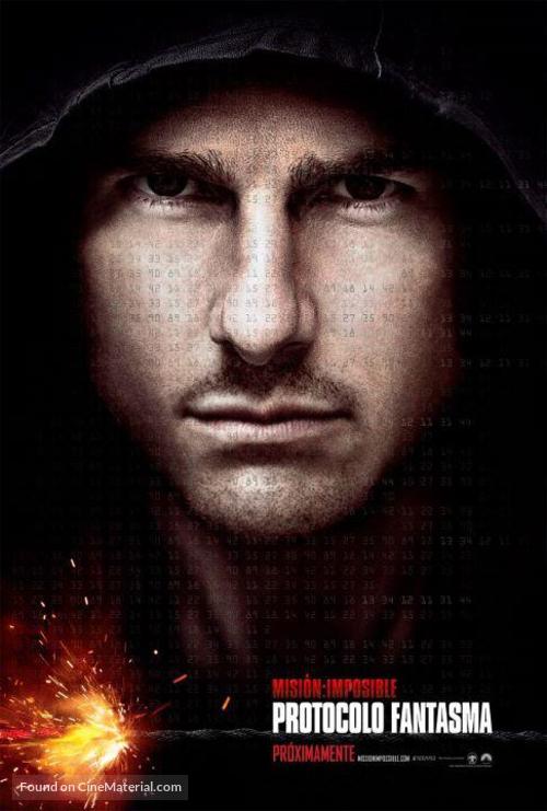 Mission: Impossible - Ghost Protocol - Mexican Movie Poster