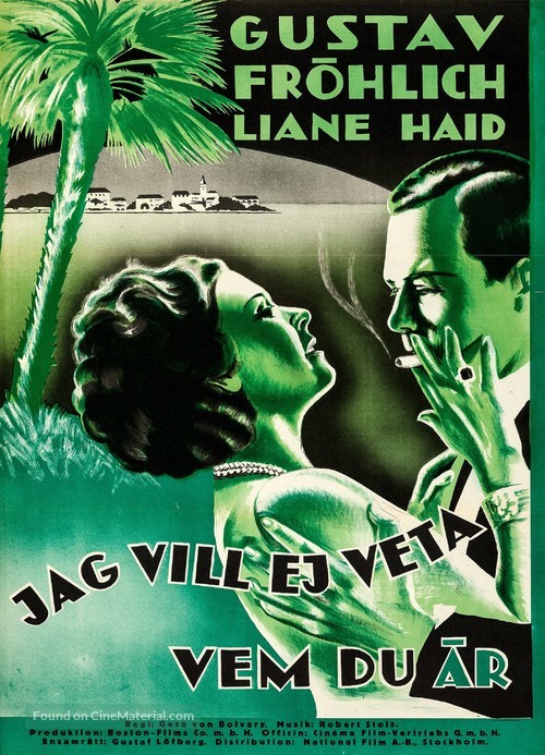 Der unsterbliche Lump - Swedish Movie Poster